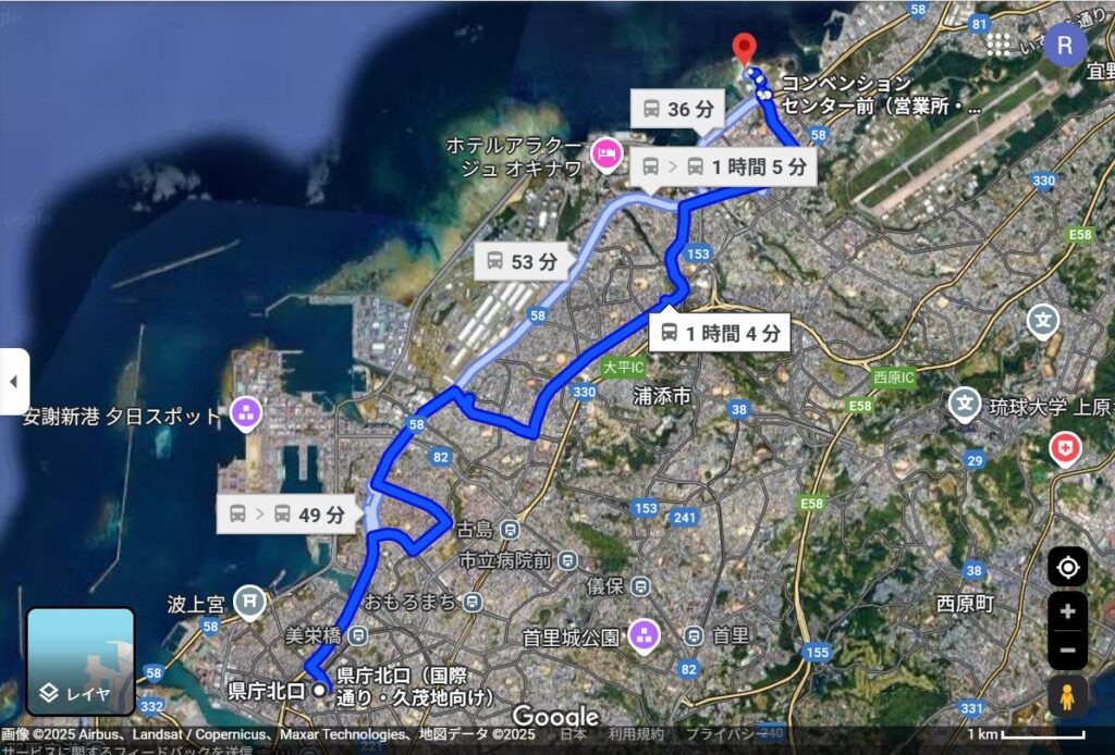 天久新都市線利用全体像