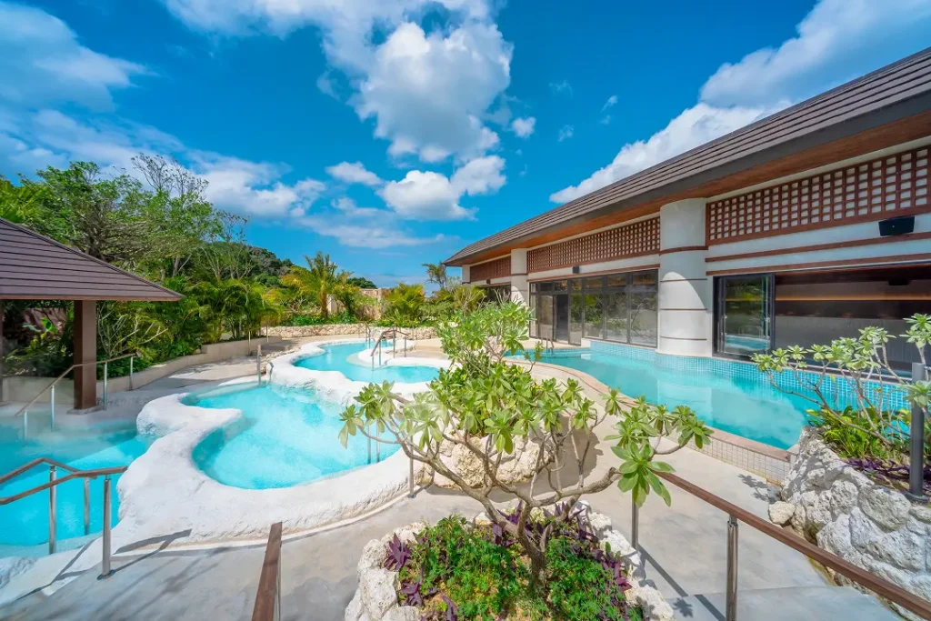 ジャングリア沖縄のインフィニティ風呂