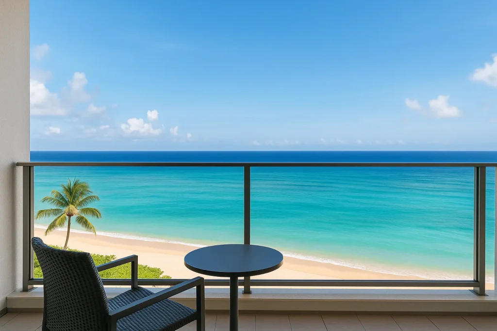 ホテルから見えるオーシャンビュー（イメージ画像）