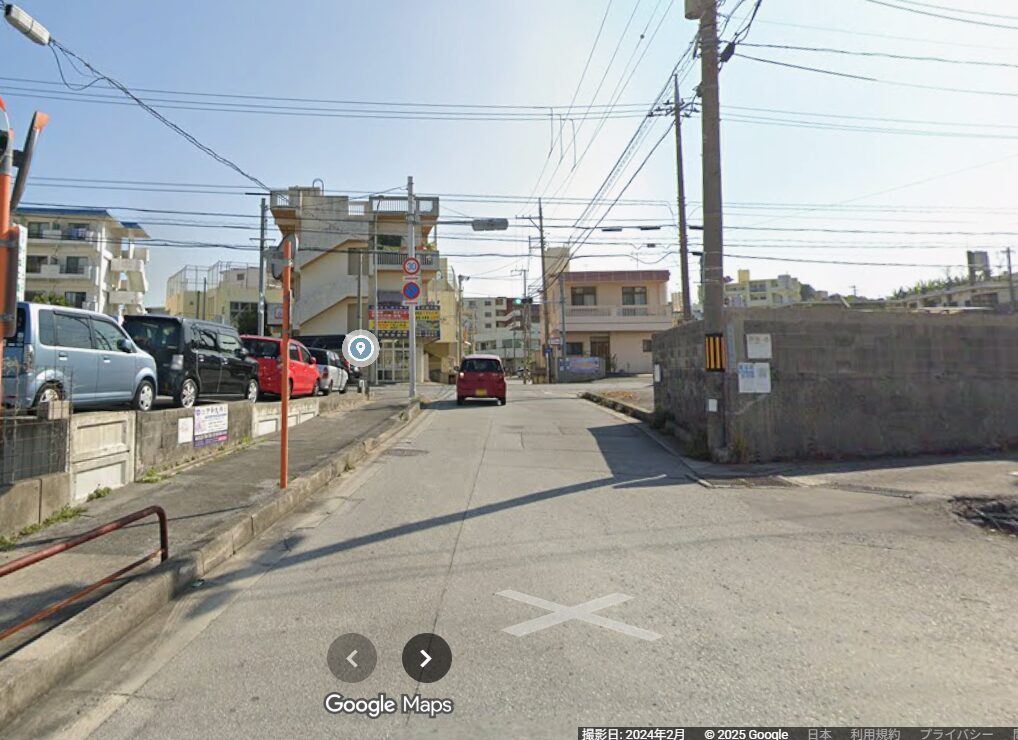 ALORIE TRADE JAPAN 宜野湾店の周辺道路