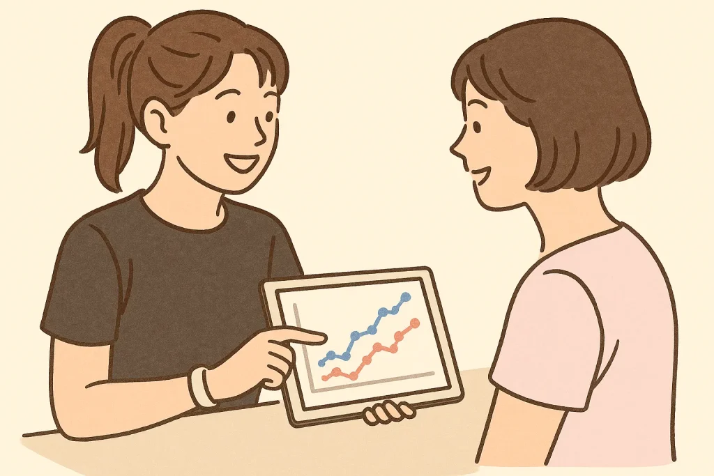 BEYOND沖縄・那覇店の無料カウンセリングの様子