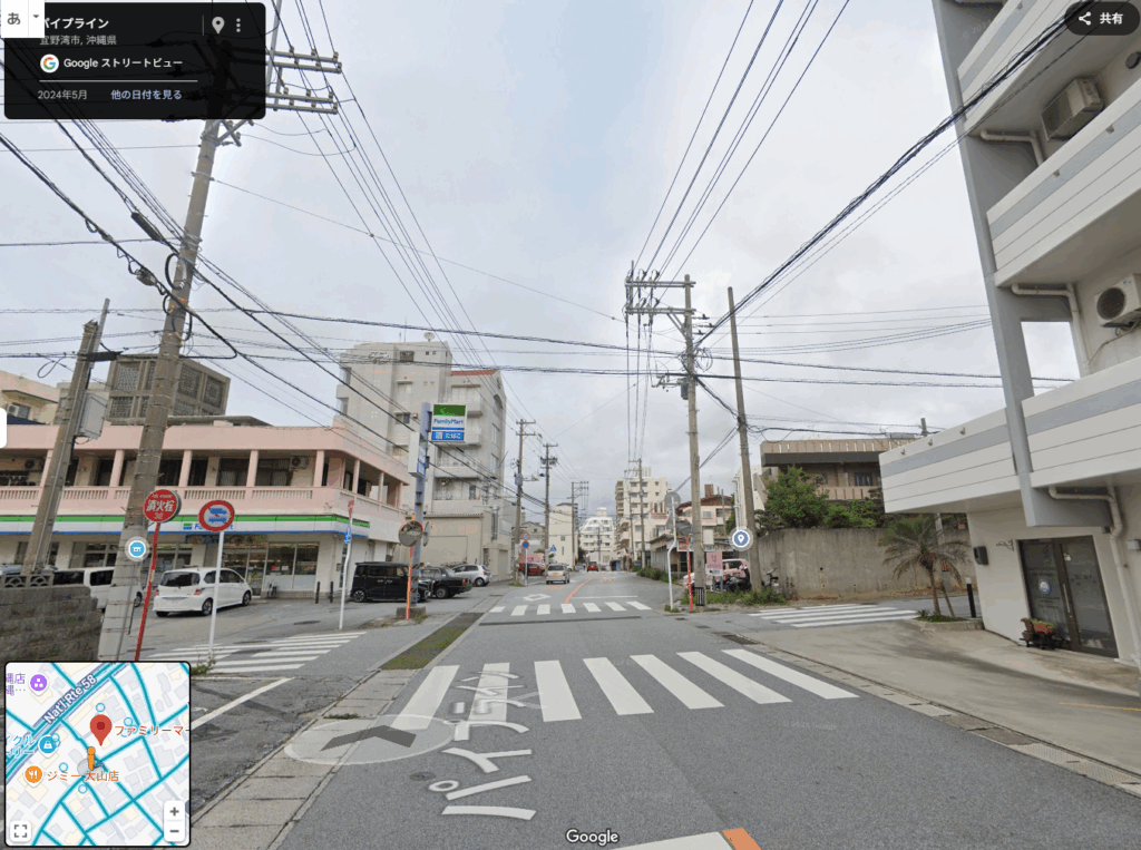 宜野湾市大山２丁目ファミリーマート大山店