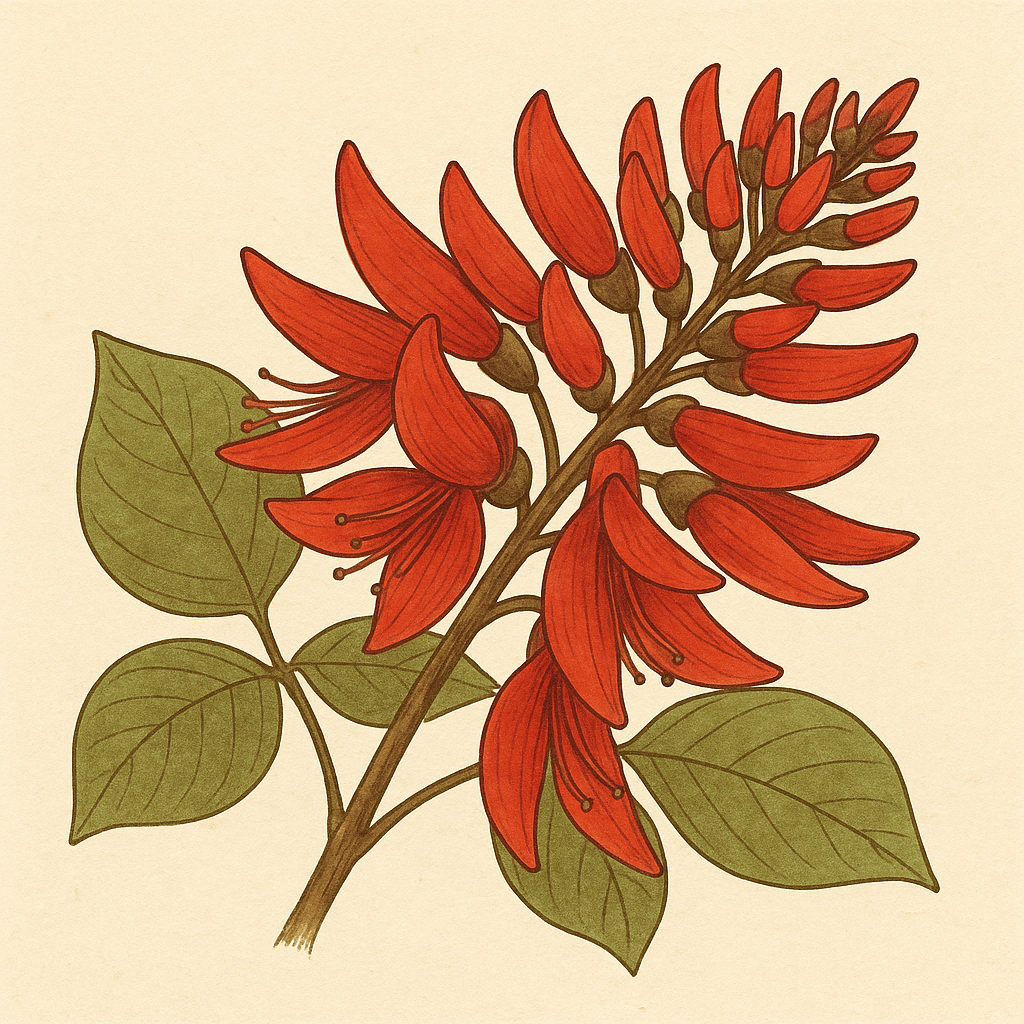デイゴの花（無料画像見つからずAI作成画像）